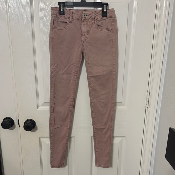 American Eagle Outfitters Denim - #18- American Eagle Pink Skinny Jeans-SZ 00